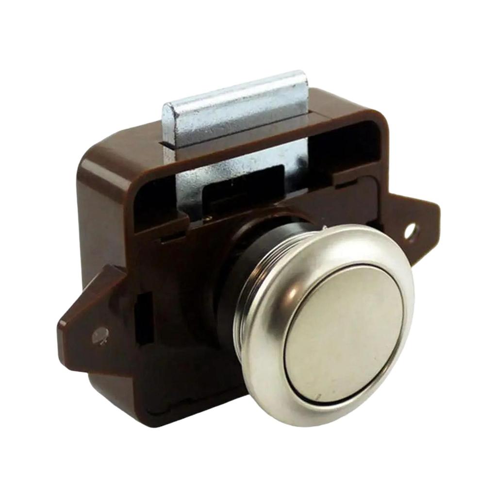 Keyless Cabinet Lock Drawer Knob Removable Lock Cupboard Latch Hardware for RV Motorhome Van Home