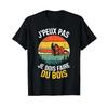 I Can Not Have To Make Wood Lumberjack Humor T Shirt Vintage Washed Top For Everyday Wear Versatile Soft Stylish Slightly