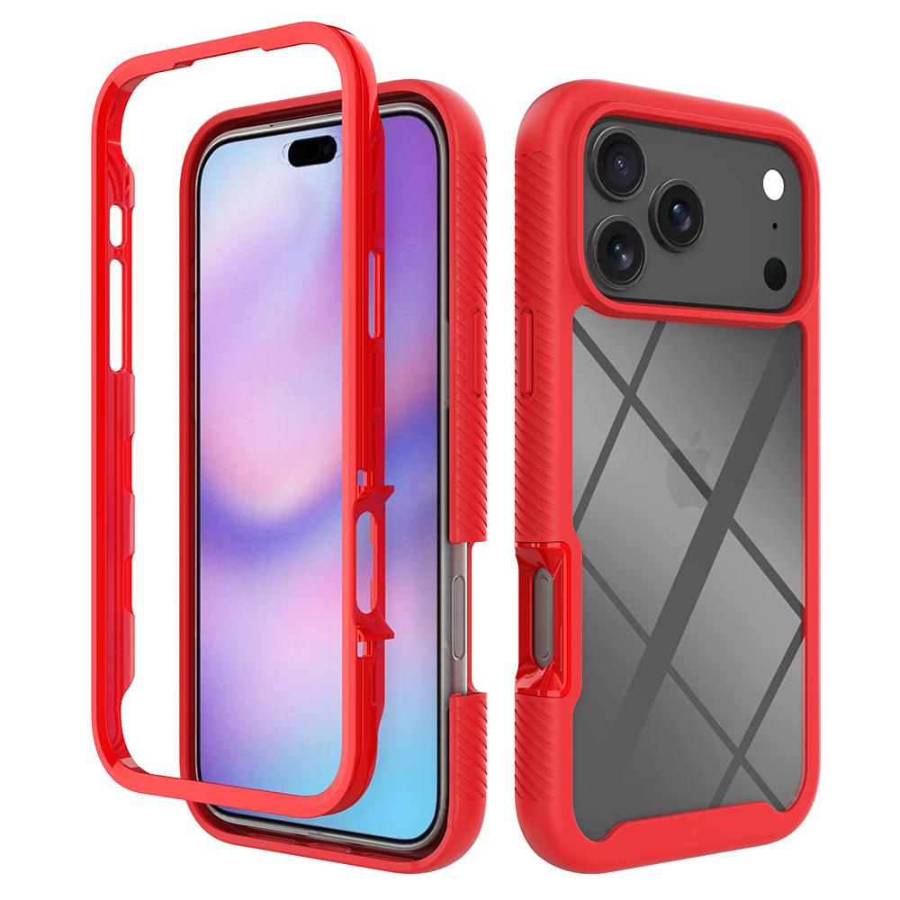 For iPhone 17 Pro Max Case Anti Drop 2 In 1 PC+TPU Phone Cover