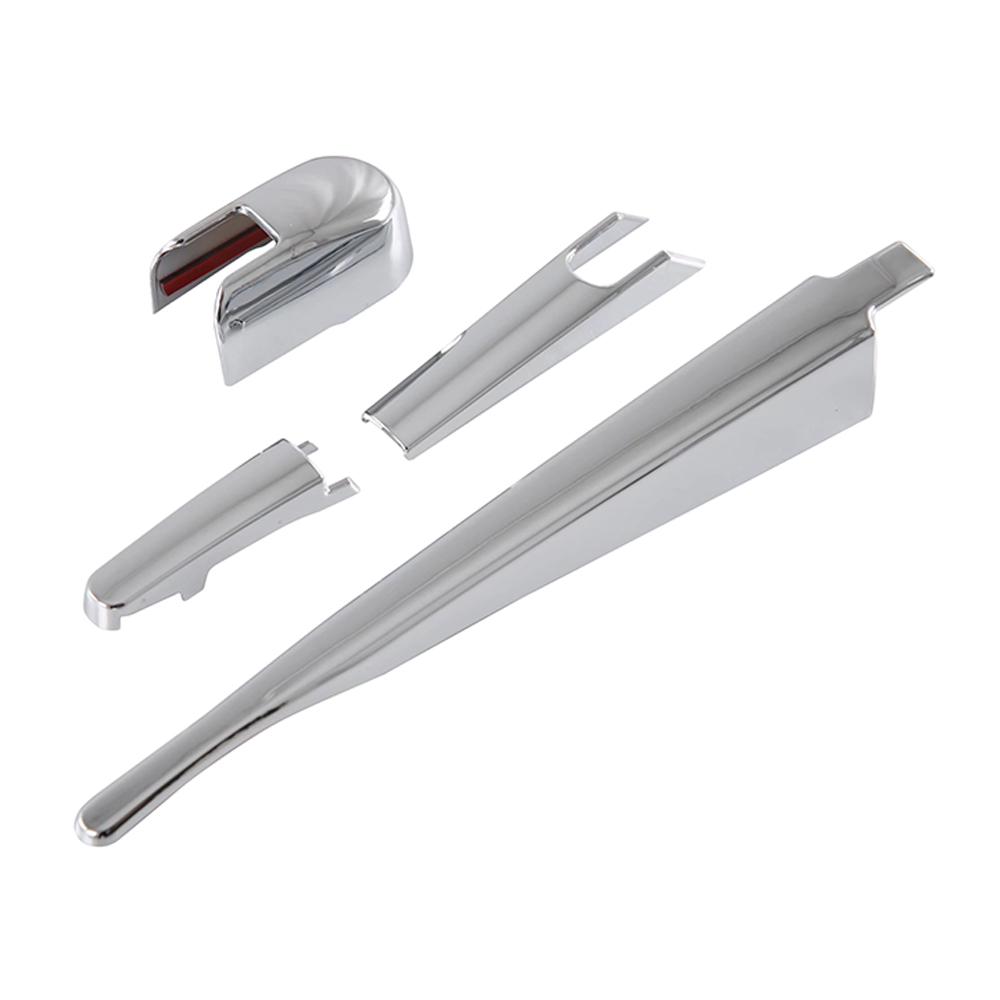 Rear Windshield Rain Windscreen Wiper Cover Trim for Jeep Wrangler JL 18+ Chrome