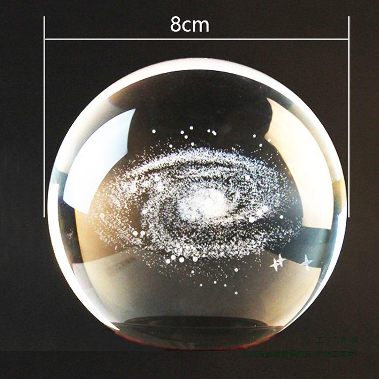 Four-Leaf Clover Glass Crystal Ball Ornament - Friendship Home Decor & Gift for Birthdays