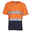 Yoko Unisex Adult Hi-Vis V Neck Safety T-Shirt