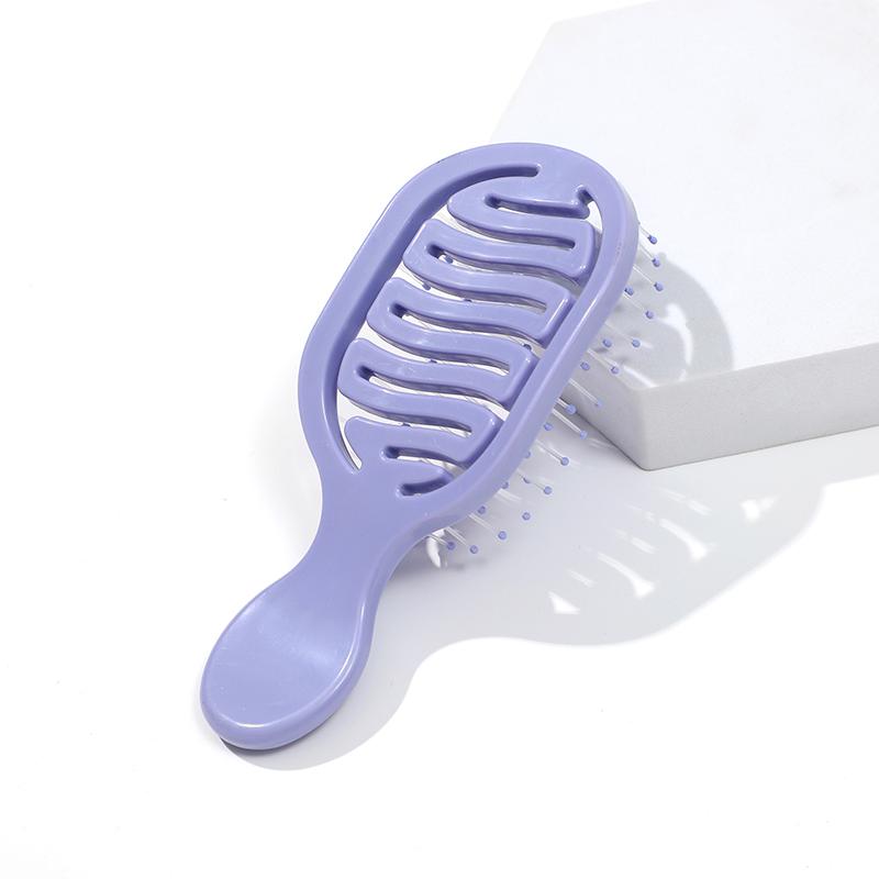 

Пластиковая детская сухая и влажная двойная ребристая расческа антистатическая антиузловая массажная расческа салонный парикмахерский профессиональный парикмахерский инструмент