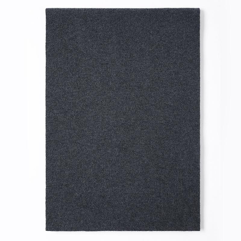 2025 winter new pure wool scarf solid color men's and women's universal fashion warm scarf