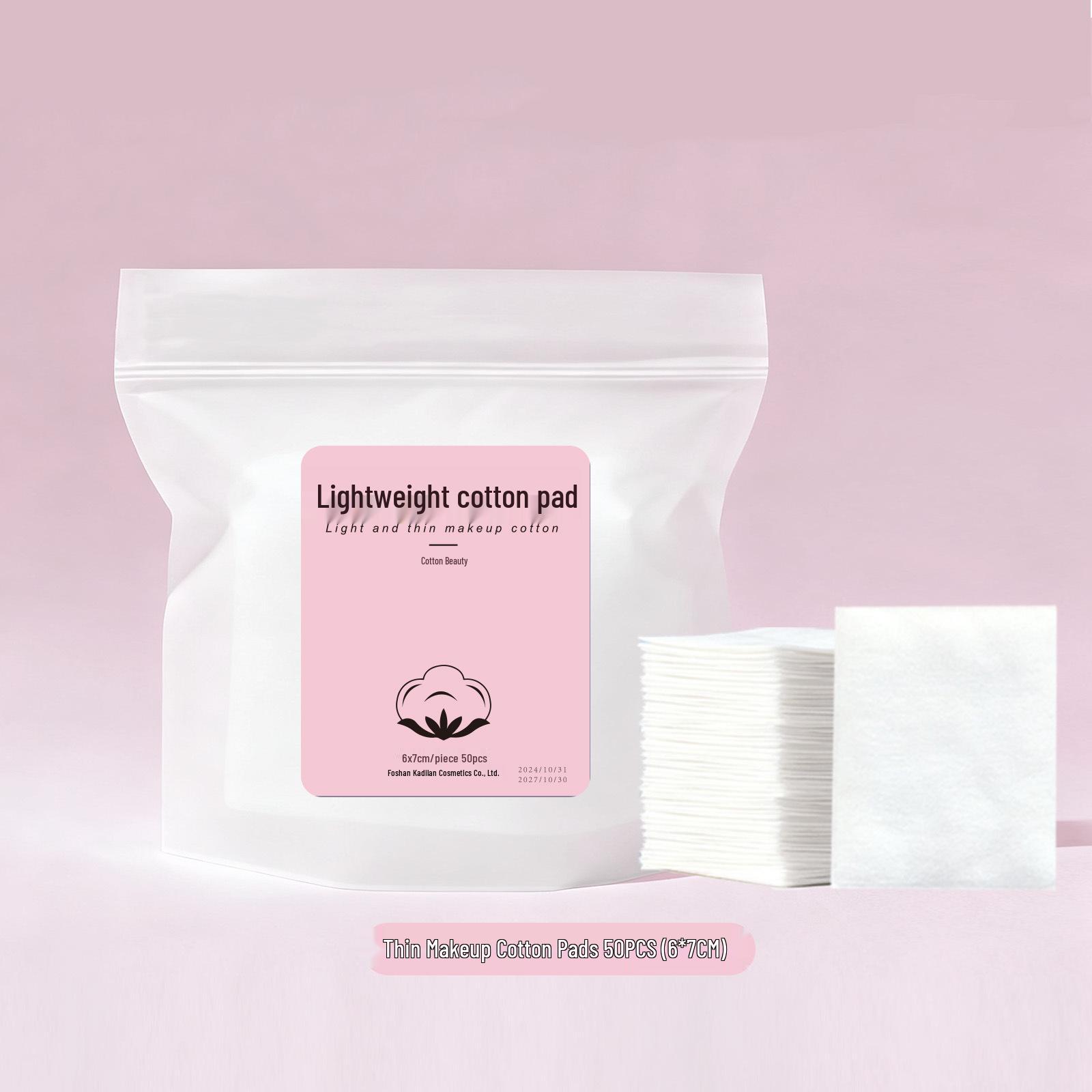 Hydrating Cotton Pads: Stretchable Makeup Remover, Thick & Soft, Ideal for Department Store Gifts