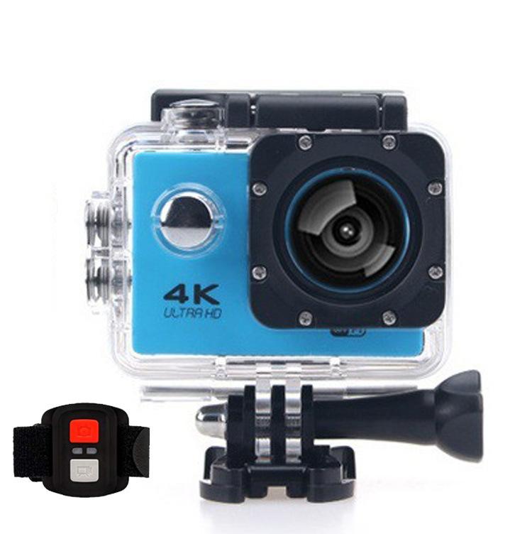 

High-definition Mini Camera, Waterproof Sports Camera, Riding Multi-function Can Be Connected With WIFI With Remote Control Camera Anti-shake синій