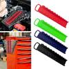 Lightweight Multi Purpose Ergonomic Magnetic Tool Rack 12 Slot Plastic Wrench Organizer Garage Workshop Storage System