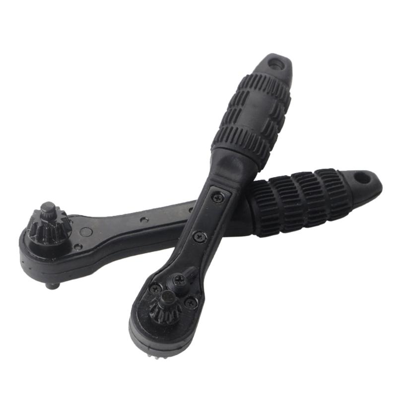 Drill Chuck Ratchet Wrench 2 In 1 Drill Chuck Ratchet Spanner Steel Chuck Key Set Quick Releases and Secure Grip