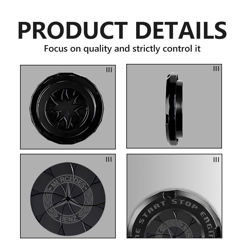 Push Start Button Cover Start Stop Protective Push Button Cover Auto Accessories For Benz AMG W213 W124 W108 W126 Exclusive W204 PH8