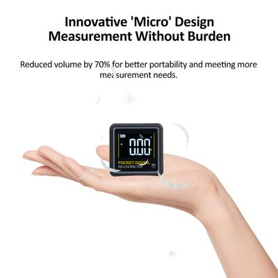 4 X 90 Degrees  Portable Digital Inclinometer LCD Backlight Digital Protractor Slope Meter Digital Angle