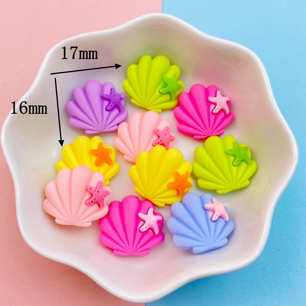 20Pcs New Cute Resin Crab, Lobster, Fish Ocean Series Flat Back Parts Embellishments For Hair Bows Accessories