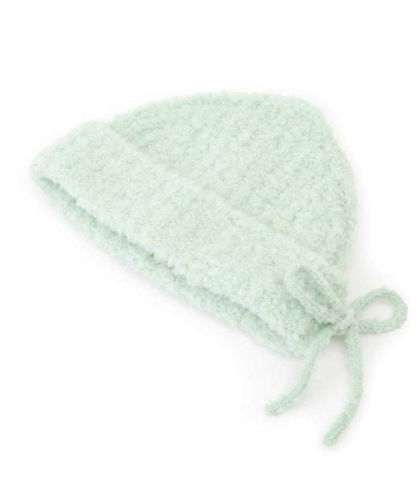 Eondeokeonteulolseutyudio Winter Ribbon Boucle Beanie Ribbon Beanie / Mohair Boucle / Ml