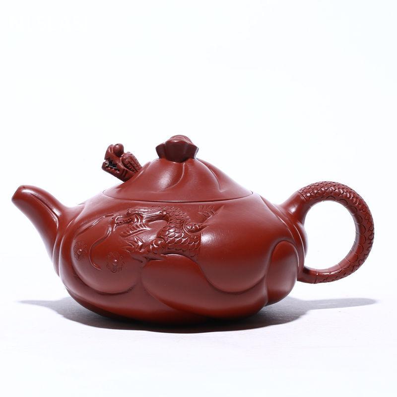 Yixing Upscale Tea Pots Purple Clay Teapot Raw Ore Dahongpao Beauty Kettle Chinese Famous Handmade Boutique Tea Set Gift 330ml