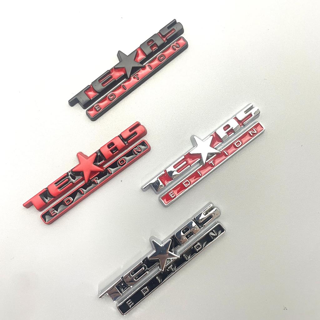 Texas Edition Emblem Dashboard Console Badge for Rubicon Compass Steering Wheel Emblem Interior Car Stickers Central Control Emblem