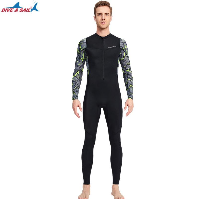 Mens Full Body Rash Guard Wetsuit