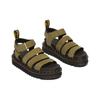 Dr. Martens Leather Fashion Versatile Beach Sandals Women sandals Green 31735357