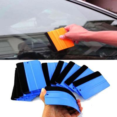 Squeegee Tool Vinyl Plastic Car Squeegee Decal Wrap Applicator Soft Felt Edge Scraper