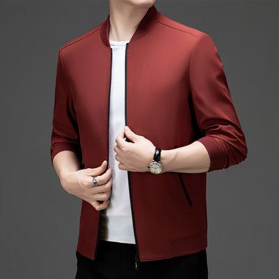 Spring and Autumn Men's Stand-Up Jacket Business Casual Top Men's Jacket