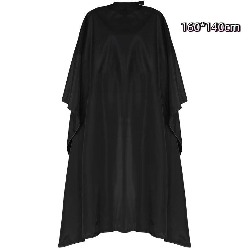 Professional Black Hair Cutting Cape Waterproof Barber Cape for Salon Stylists Home Hairdressing