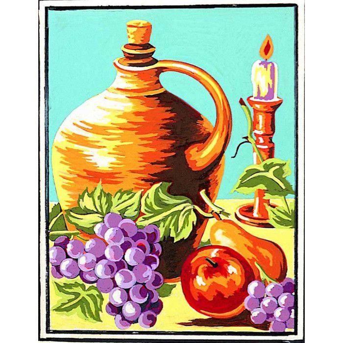 Canvas Kit The Stoneware Pot 20x25cm