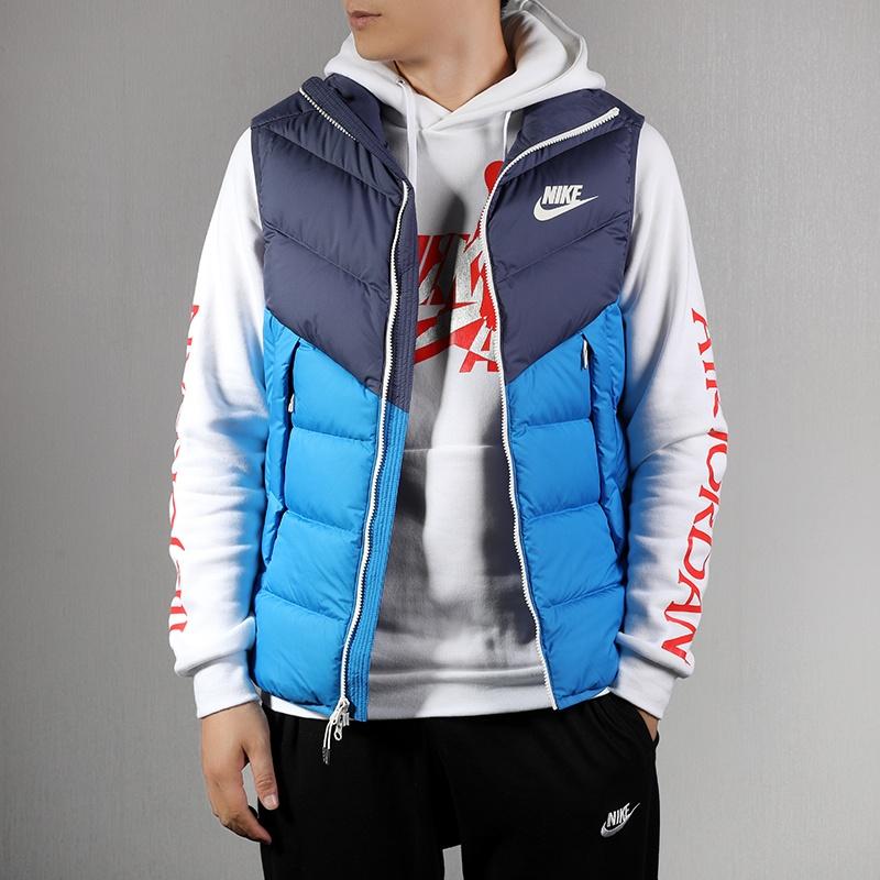 Nike Athleisure Casual Sports Down Vest Blue Men's 928860-557