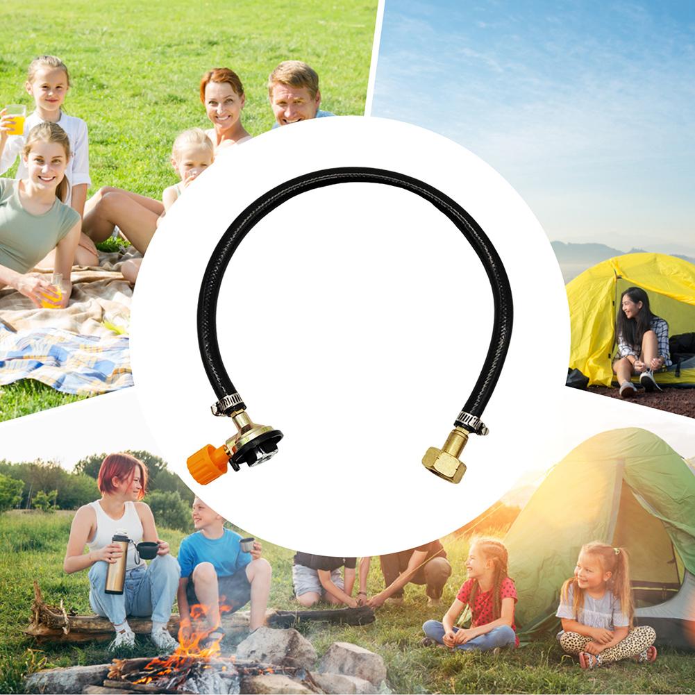 Outdoor Activities Gas Refill Adapter Adjustable Control Valve Compatible With Gas Cylinders For Gas Tank Filling