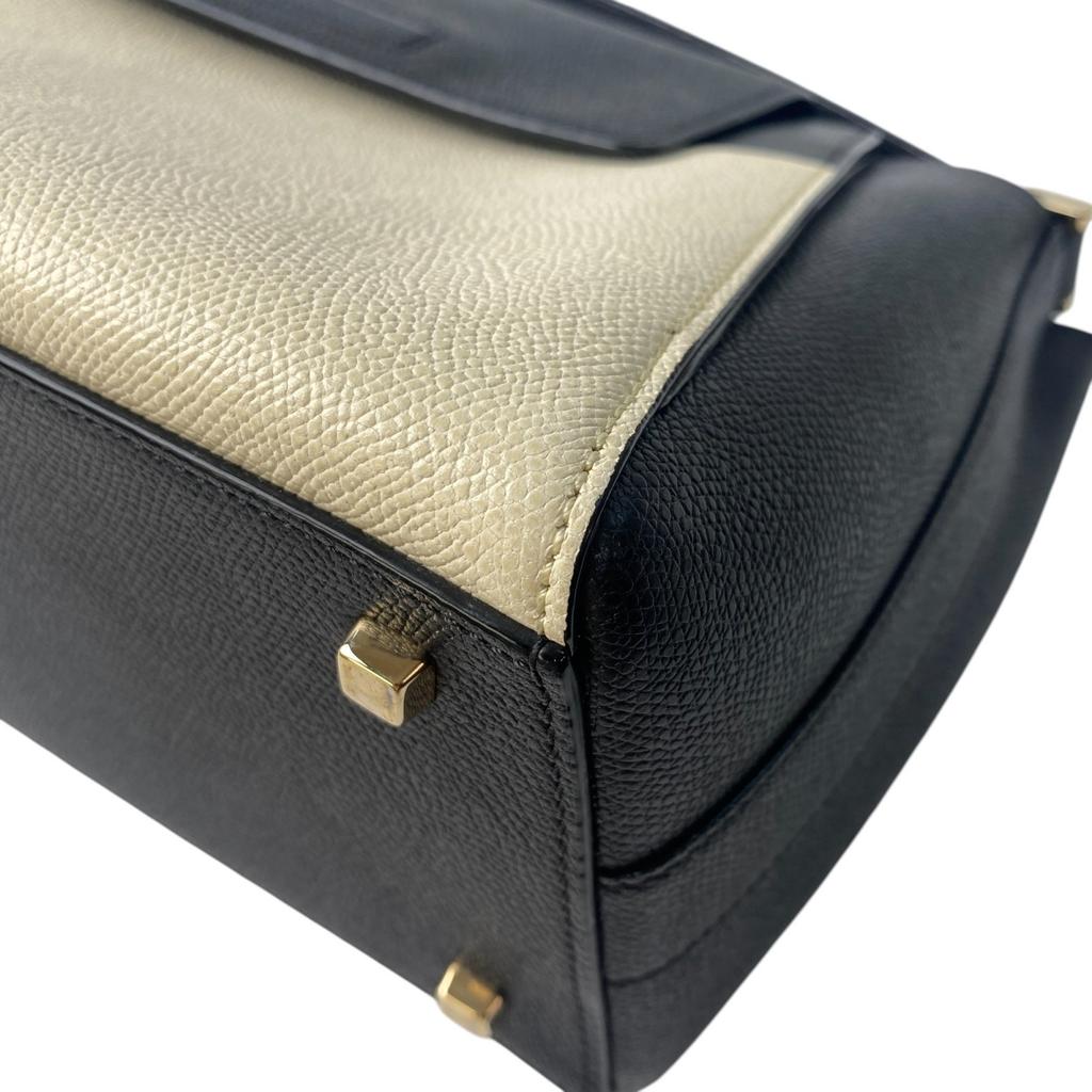 Used ValextraShoulder Bag black/Ivory leather Women