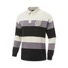 Li Ning Wade Series Striped Color Block Pullover Long Sleeve Polo Shirt Men Tops APLV409-1