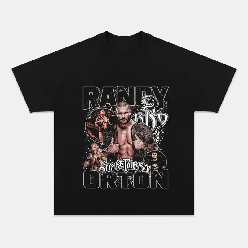 Randy Orton Wwe T-Shirt, Strike First Graphic Tee, Gift For Wwe Fans Shirt Unisex T-Shirt S