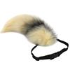 Soft Long Tail Foxes Tail Adjustable Belt Foxes Costume Tail Handmade Animal Tail Decorations for Halloween Party