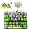 Llavero de Teclado de Dibujos Animados para Alivio del Estrés Llavero de Teclado con Estampado de Panda Para Adultos, Adolescentes, Niños