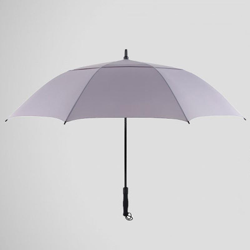 

Автоматический зонт от солнца, двухслойный дышащий деловой зонт для солнечного и дождливого дня, золотой серый