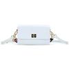 Casual Fashion Simple Commuter PU Underarm Crossbody Handbag Women Handbag Standard-White F13W221162F-WT