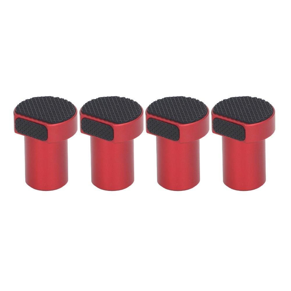 4pcs Red Bench Dogs Non Slip Pads Workbench Dog Woodworking Hole Accessories Woodworking