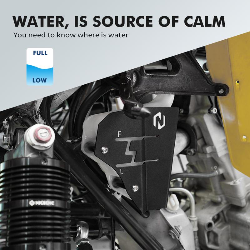 NICECNC ATV Engine Expansion Tank Guard Cover Protector For Yamaha Raptor 700 2006-2023 700R 2012 2016-2022 2019 2018 2017 2016