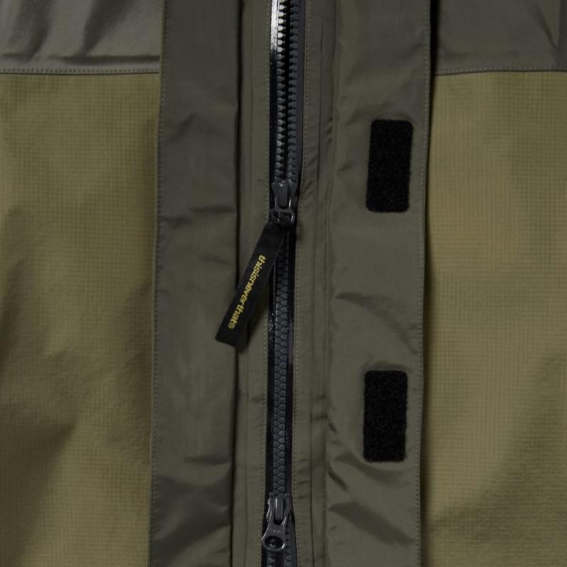 Thisisneverthat Gore Tex 3L Allwetterjacke Schlamm