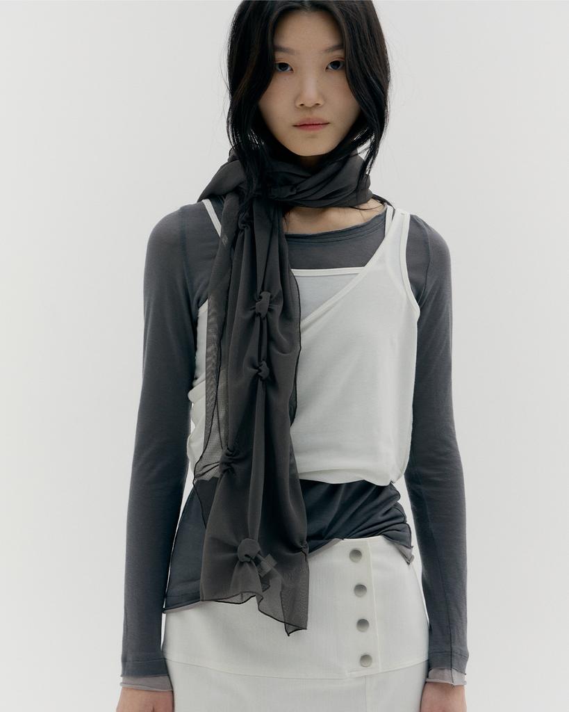 Kasel 3 Way Layered Sleeveless, White