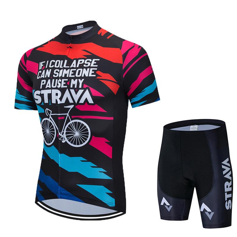 Cycling Suit Strap Cycling Pants Cycling Team Edition Short Sleeve Set 2026 Summer Breathable Cycling Suit Set