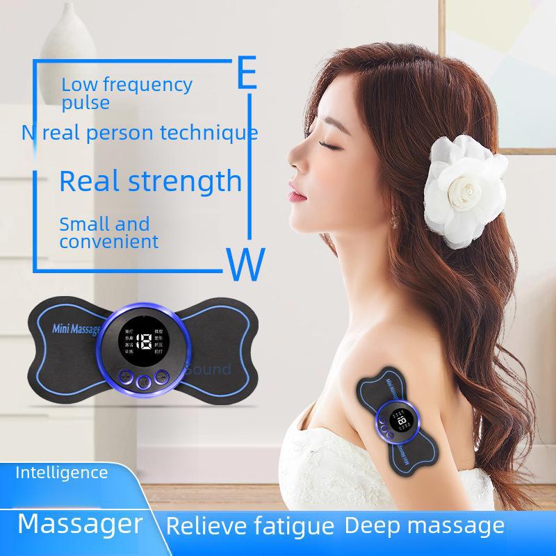 "Portable EMS Cervical and Shoulder Massager - Electric Neck Pulse Device"