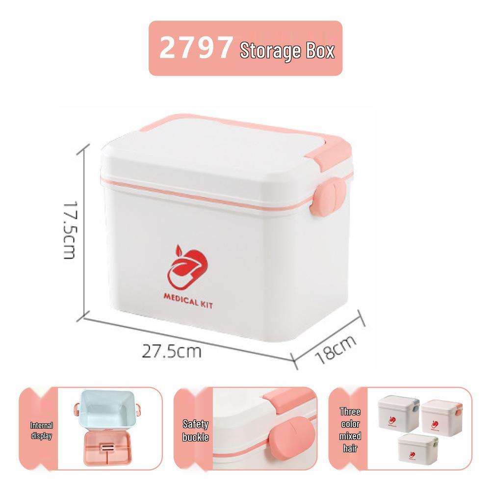 Double-layer Household Medicine and Storage Box