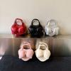 2026 New Cute Heart Shape Bow Mini Crossbody Bag Solid PU Sweet Bowknot Handbag Fashion Personality Shoulder Bag for Women Girls