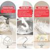 Kitchen Mixers Accessories for KitchenAid Mixer, 6 QT Dough Hook K256WW Wire Whip and Flat Blade Paddle Stainless Steel Attachments for Kitchen aid