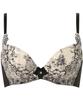 Bra Senses body temperature and conforms to the creates high side design BXB478 BL E70 [Wacoal] [Hug Bra] body, cleavage, Women's