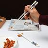 Keramické hůlky v japonském stylu, kostěné porcelánové dlouhé hůlky, hůlky na sushi, nádobí, dárky