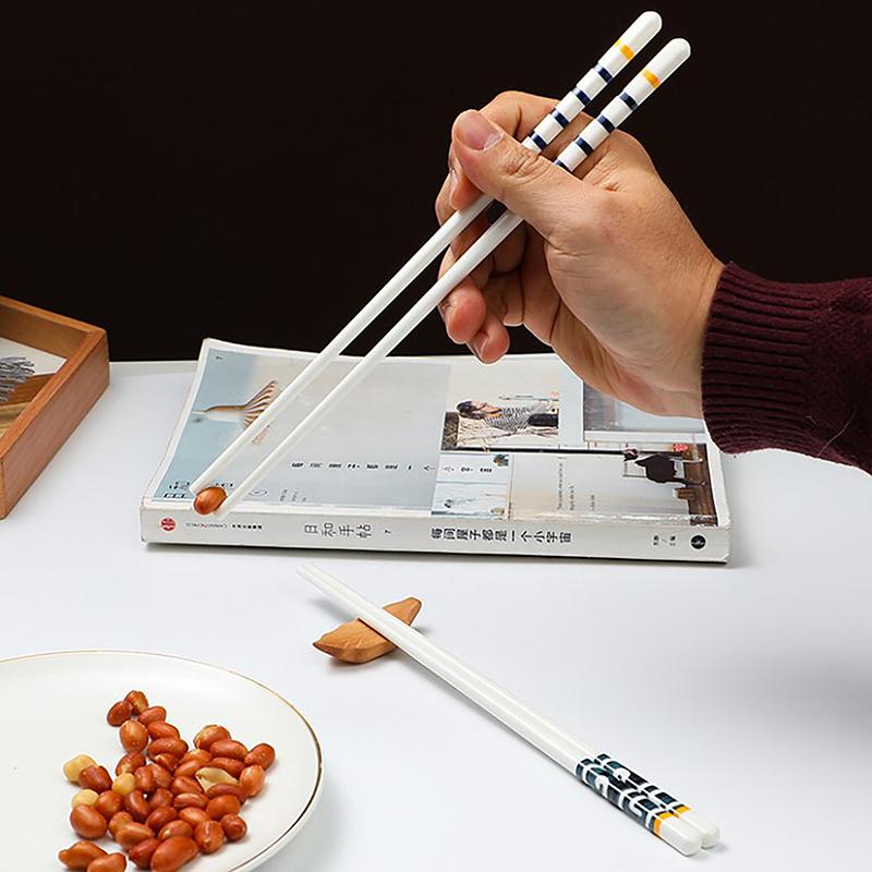 Keramik Japanischer Stil Essstäbchen Knochenporzellan Lange Essstäbchen Sushi Essstäbchen Geschirr Geschenke