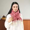 Autumn New - Imitation Cashmere Cashew Fringed Scarf Women'S Versatile Fashion Thickened Outer Warm Office Shawl
