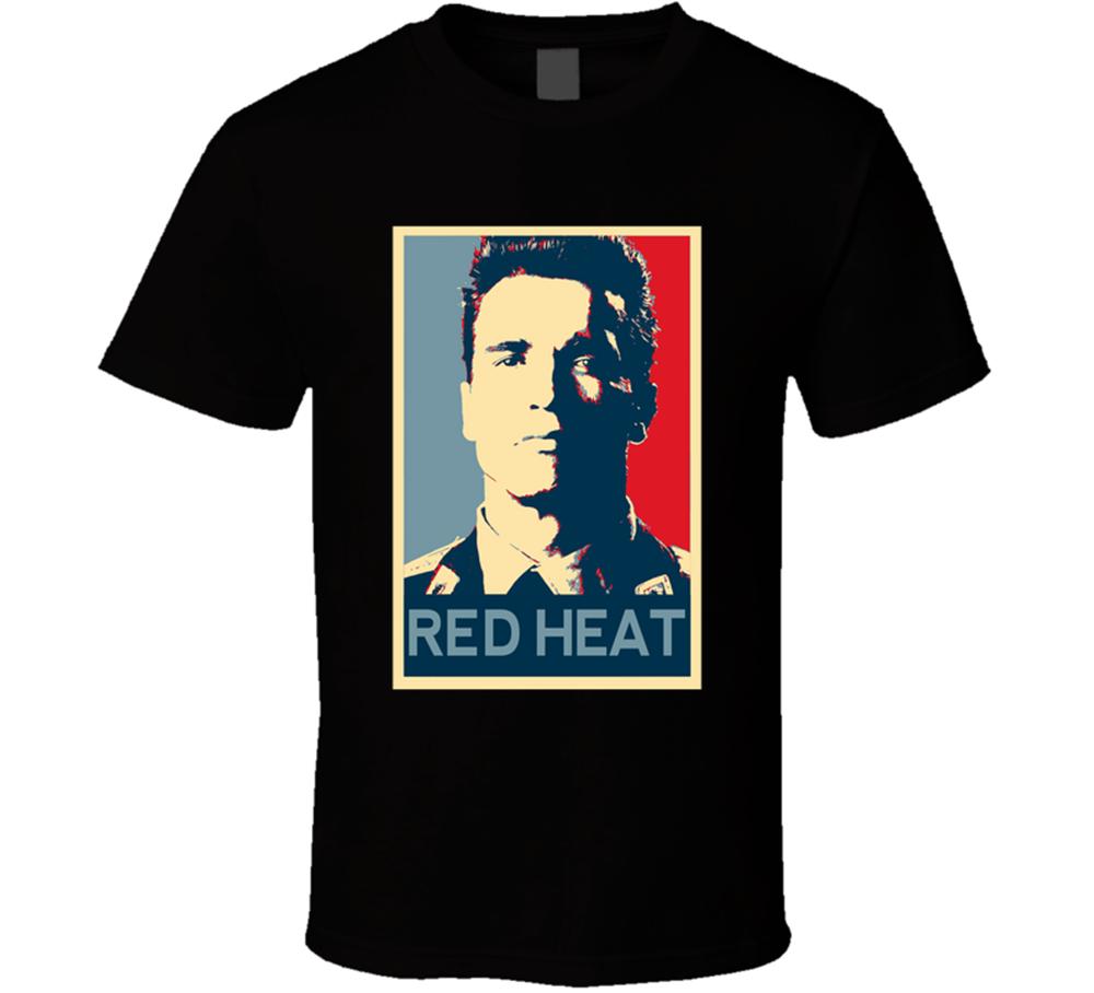 Red Heat Arnold Schwarzenegger Hope Movie 80s Vintage Army T Shirt Gift New S
