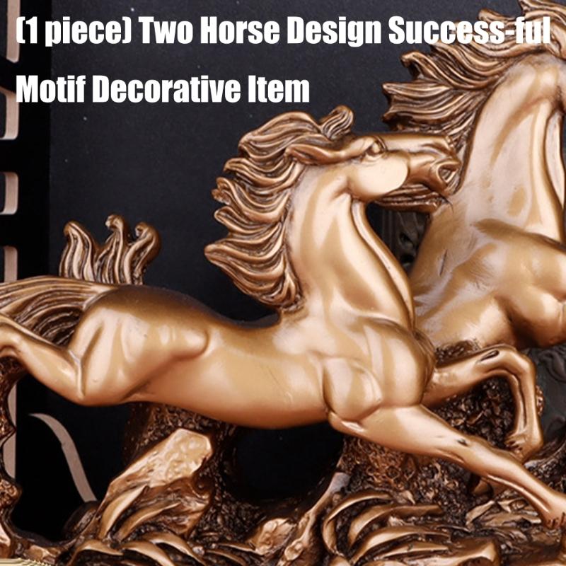 Two Galloping Running Horses Statue Sculpture Animal Statue Collectibles Figurines fengshui Ornament Home Decors