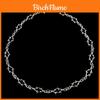 Gothic Punk Chain Necklace For Men And Women With Alloy Metal And Cross Design For Streetwear Fashion