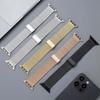 Metal Mesh Magnetic Clasp Band for Apple Watch Series 9/8/7/6/5/4/SE/Ultra 45mm 44mm 42mm 41mm 40mm 38mm 49mm Stainless Steel